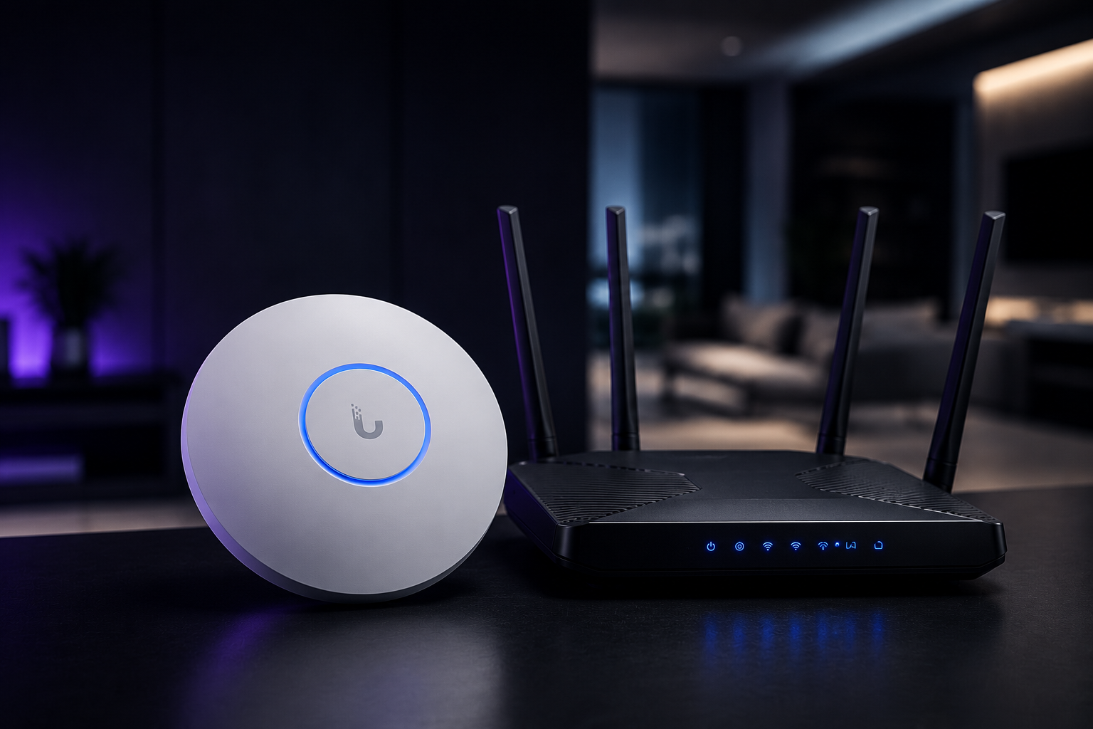 Roteador e access point para redes e Wi-Fi